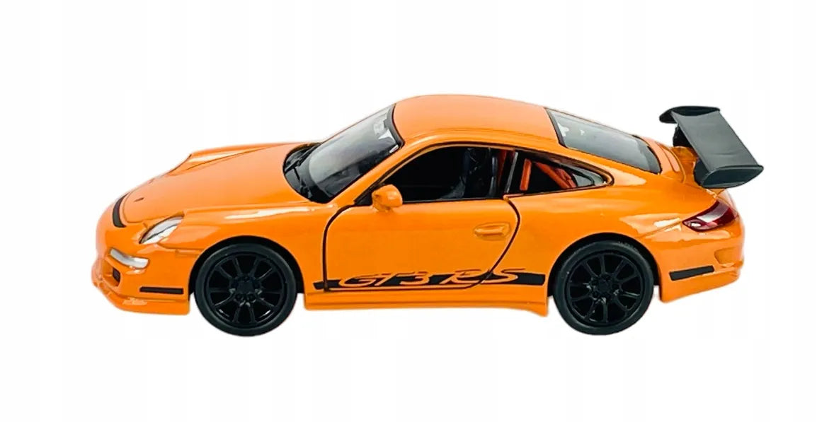Welly Porsche 911 (997) GT3 RS oranžinis metalinis automobilio modelis 1:34