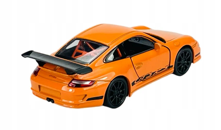 Welly Porsche 911 (997) GT3 RS oranžinis metalinis automobilio modelis 1:34