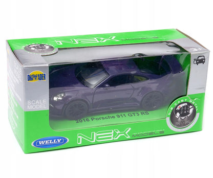 Welly Porsche GT3 RS 2016, 1:34 mastelio modelis, 43746