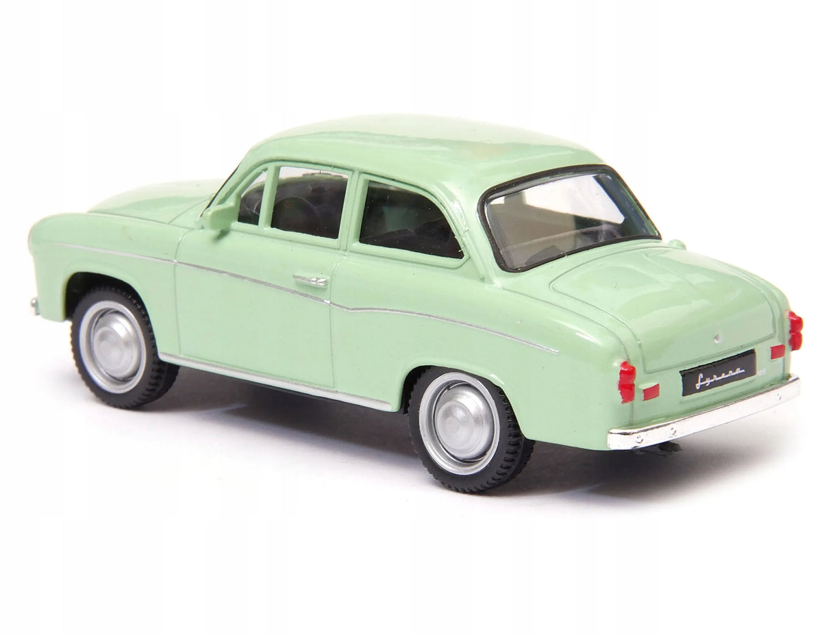 Welly „Syrena 105“ 1:43 mastelio modelis, žalias, legendinis PRL automobilis
