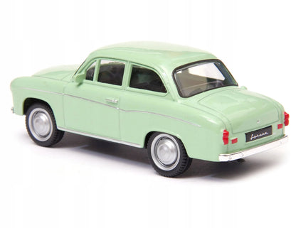 Welly „Syrena 105“ 1:43 mastelio modelis, žalias, legendinis PRL automobilis