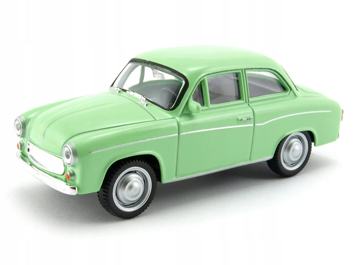 Welly „Syrena 105“ 1:43 mastelio modelis, žalias, legendinis PRL automobilis