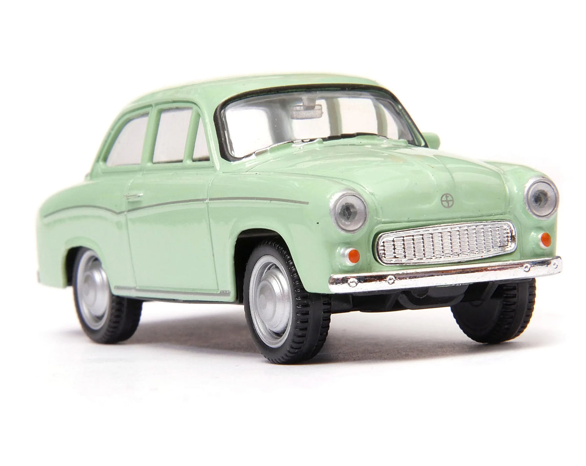Welly „Syrena 105“ 1:43 mastelio modelis, žalias, legendinis PRL automobilis