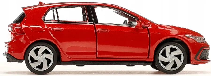 Welly Volkswagen Golf 8 GTI raudonas metalinis modelis 1:34, 43823