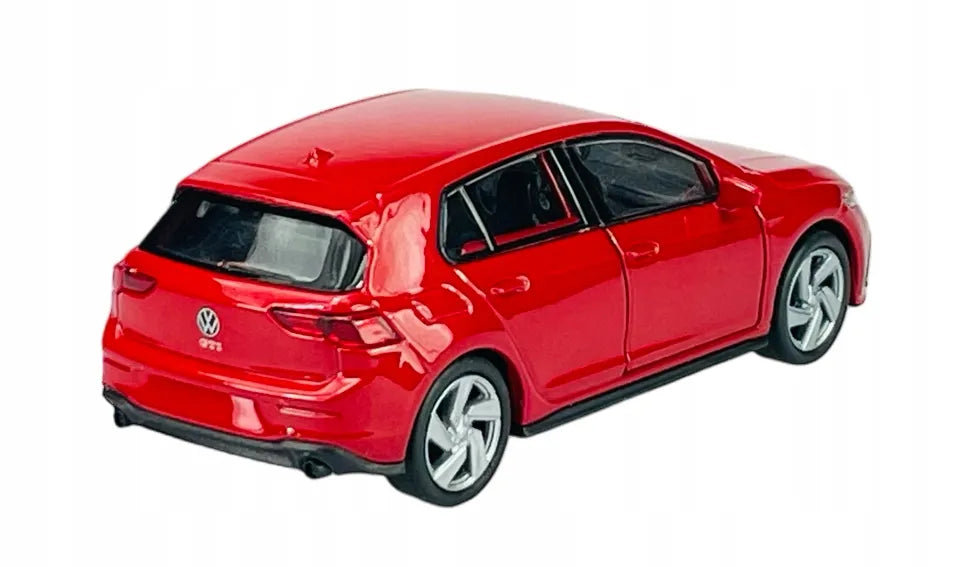 Welly Volkswagen Golf 8 GTI raudonas metalinis modelis 1:34, 43823