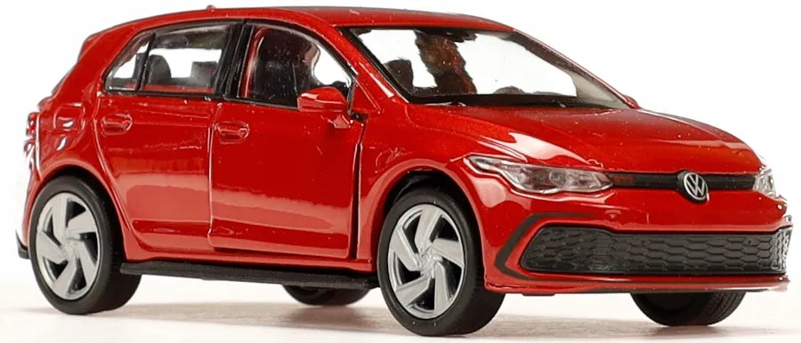 Welly Volkswagen Golf 8 GTI raudonas metalinis modelis 1:34, 43823
