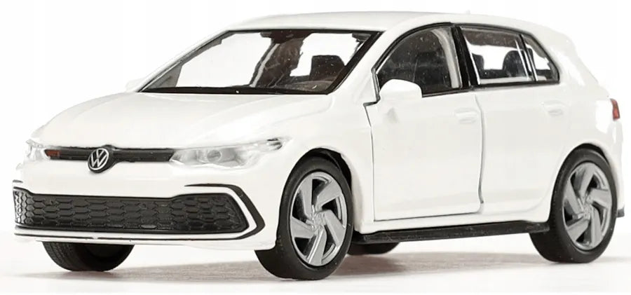 Welly Volkswagen Golf 8 VIII GTI baltas metalinis modelis 1:34