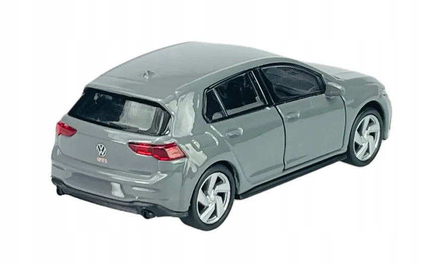 Welly Volkswagen Golf 8 VIII GTI pilkas metalinis modelis, 1:34