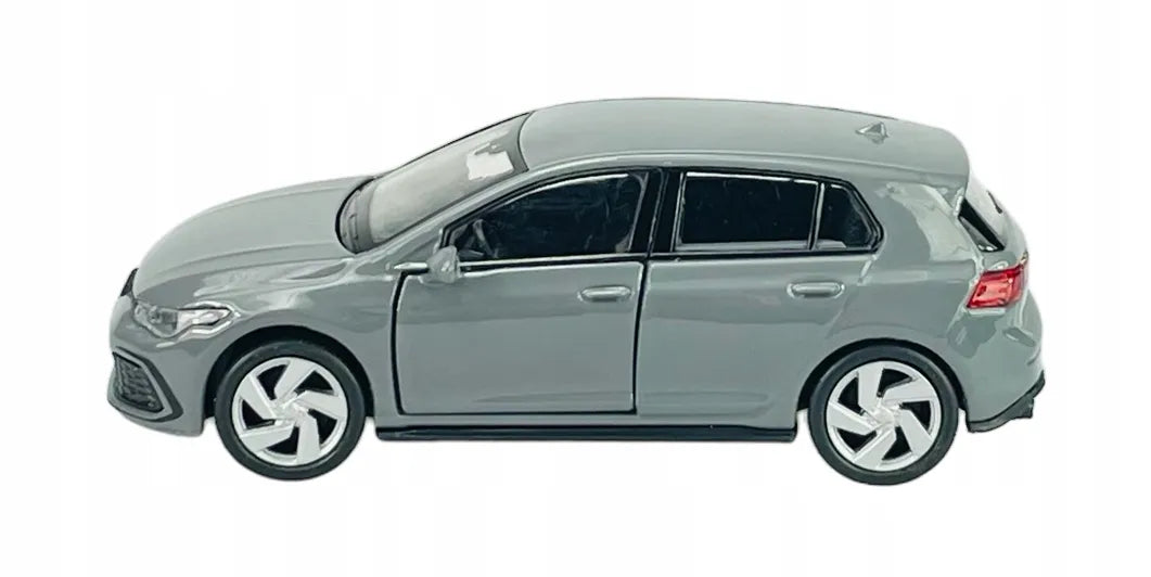 Welly Volkswagen Golf 8 VIII GTI pilkas metalinis modelis, 1:34