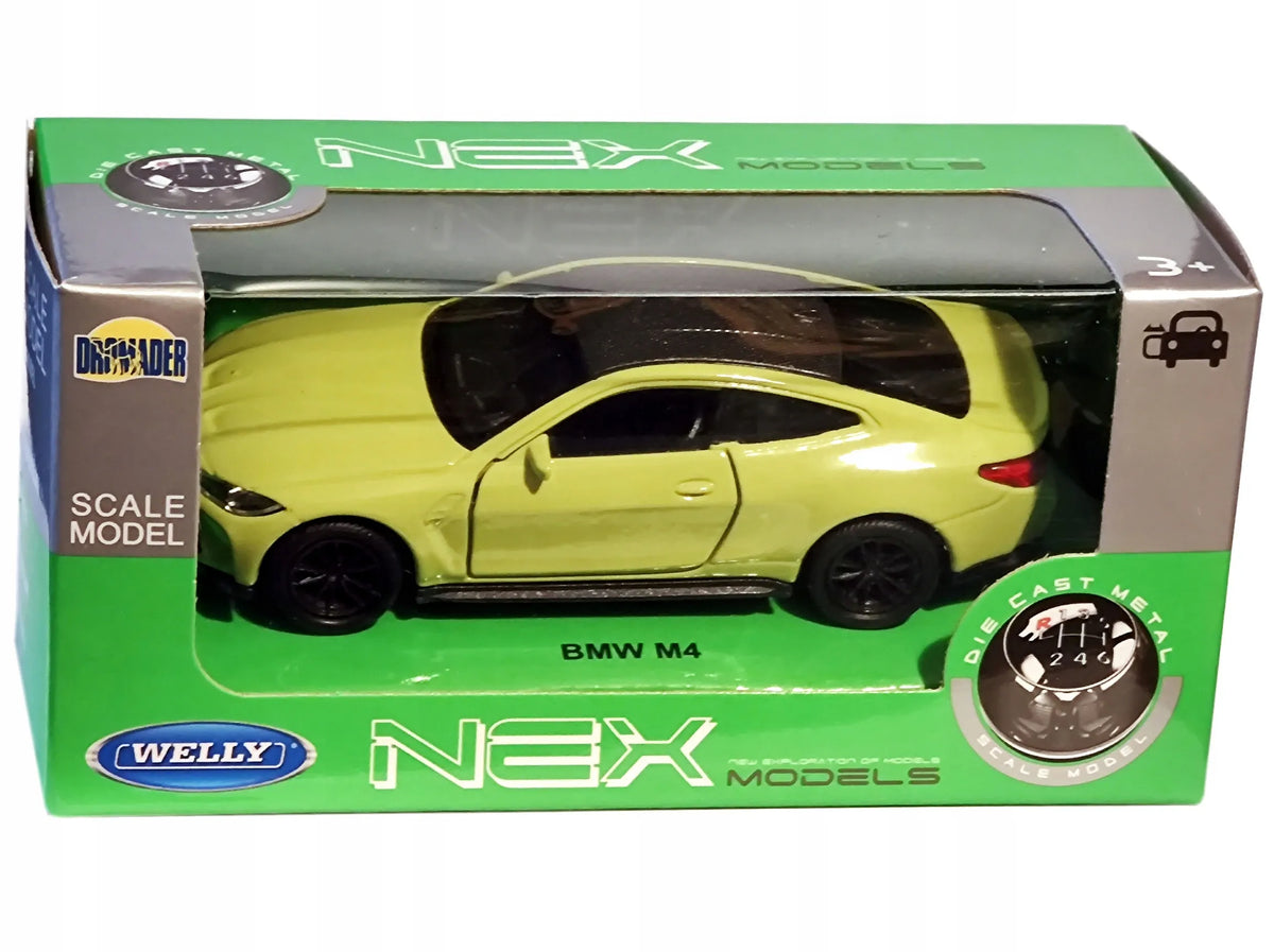 Welly žalias metalinis BMW M4 modelis, 1:34