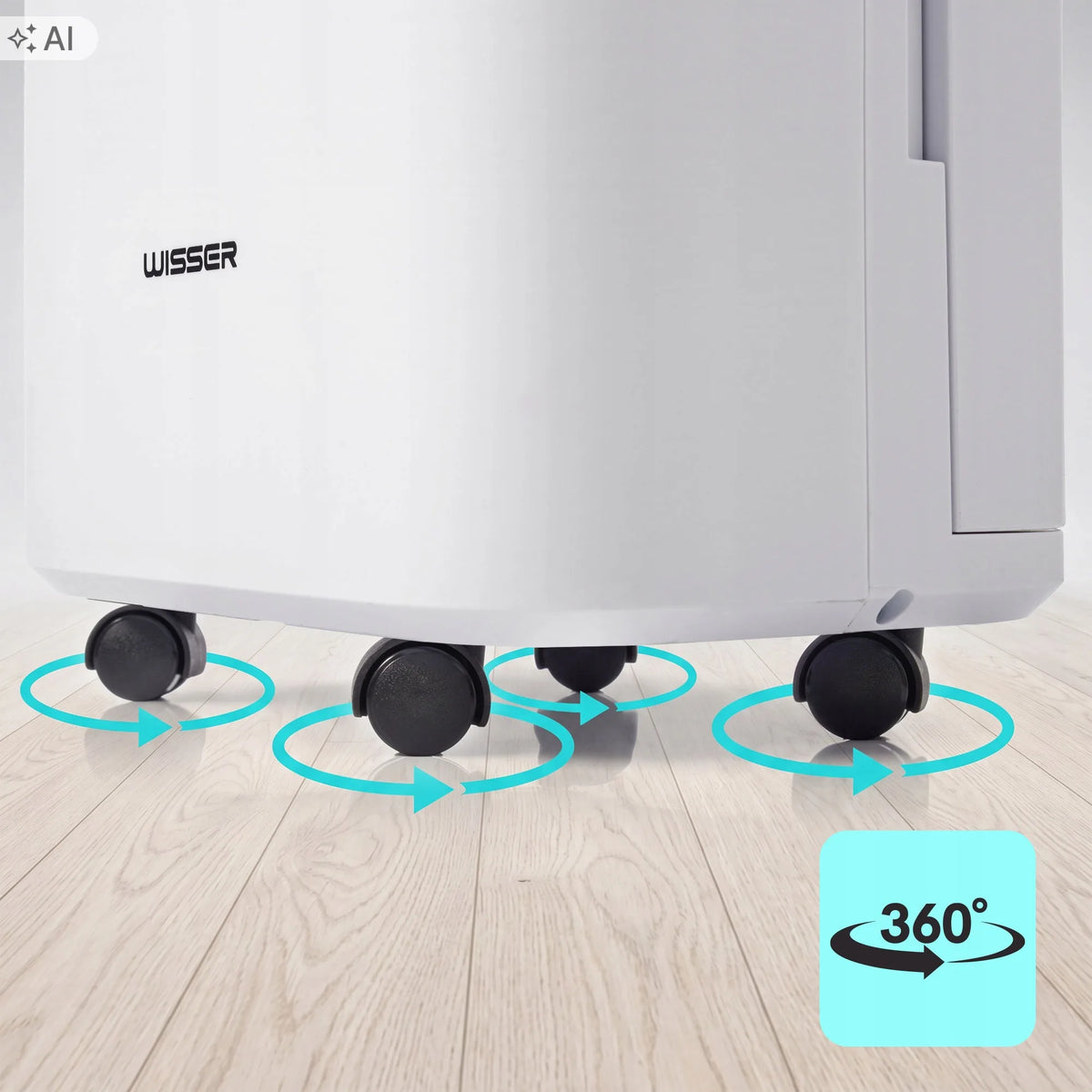 Wisser WSR20 oro sausintuvas, 20 l/24 val., „Wi-Fi“, laikmatis, higrostatas, 440 W