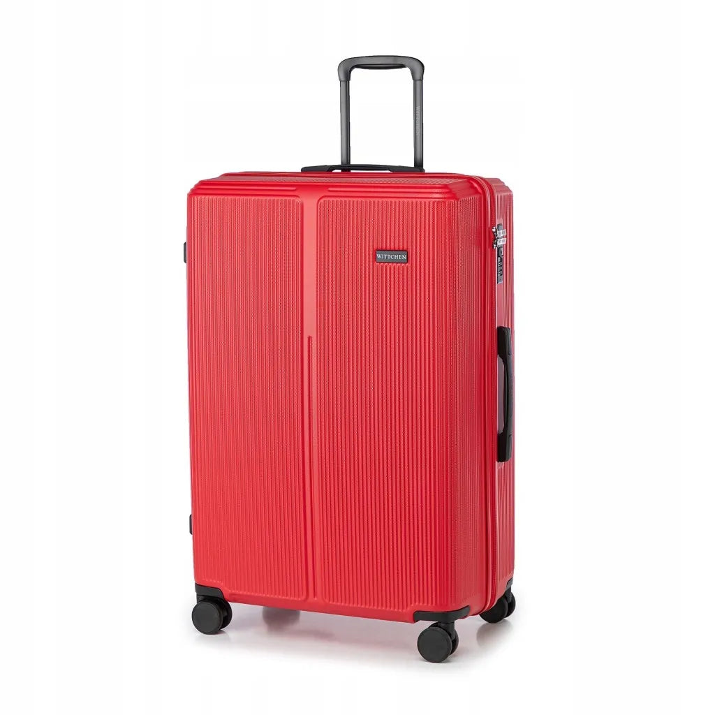 WITTCHEN didelis raudonas kieto korpuso lagaminas iš ABS, 56-3A-603-30, 96 l