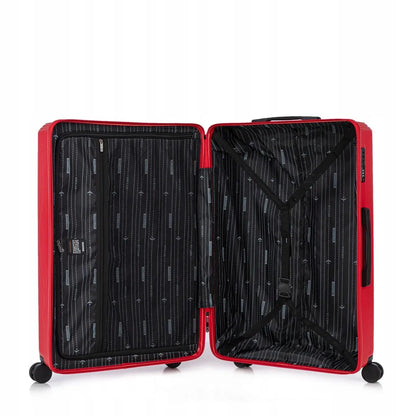 WITTCHEN didelis raudonas kieto korpuso lagaminas iš ABS, 56-3A-603-30, 96 l