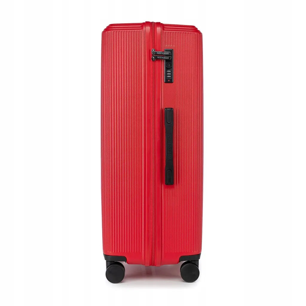 WITTCHEN didelis raudonas kieto korpuso lagaminas iš ABS, 56-3A-603-30, 96 l