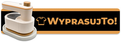 „Wyprasuj To!“ mažas lengvas sulankstomas kelioninis lygintuvas drabužiams