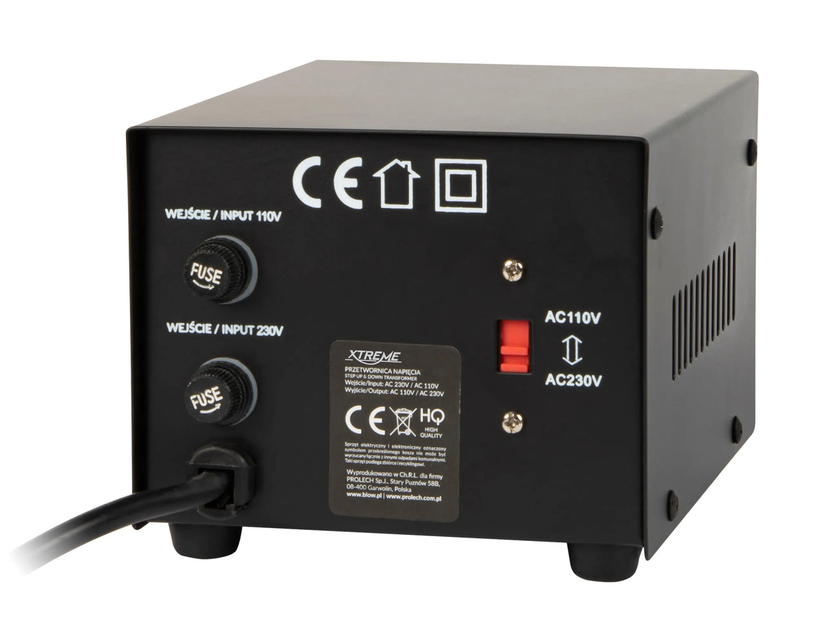 XTREME įtampos keitiklis-transformatorius 110 V / 230 V, 500 W