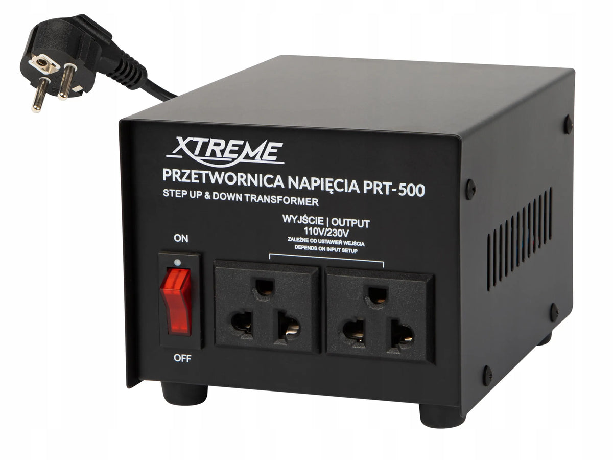 XTREME įtampos keitiklis-transformatorius 110 V / 230 V, 500 W