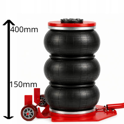 XTREME pneumatinis automobilinis keltuvas, 15–40 cm, 3,5 t, oro pagalvės tipo