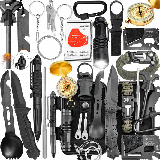 XXL karinis išgyvenimo rinkinys survival kit įrankių RT0280