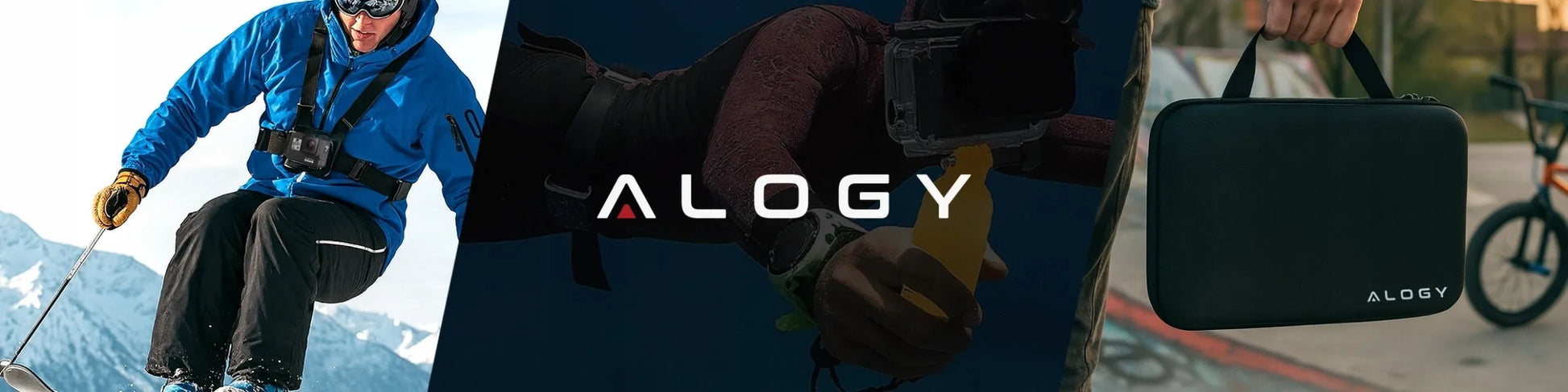 XXL priedų rinkinys GoPro Hero 13 12 11 10 9, 55in1 su dėklu ir diržais
