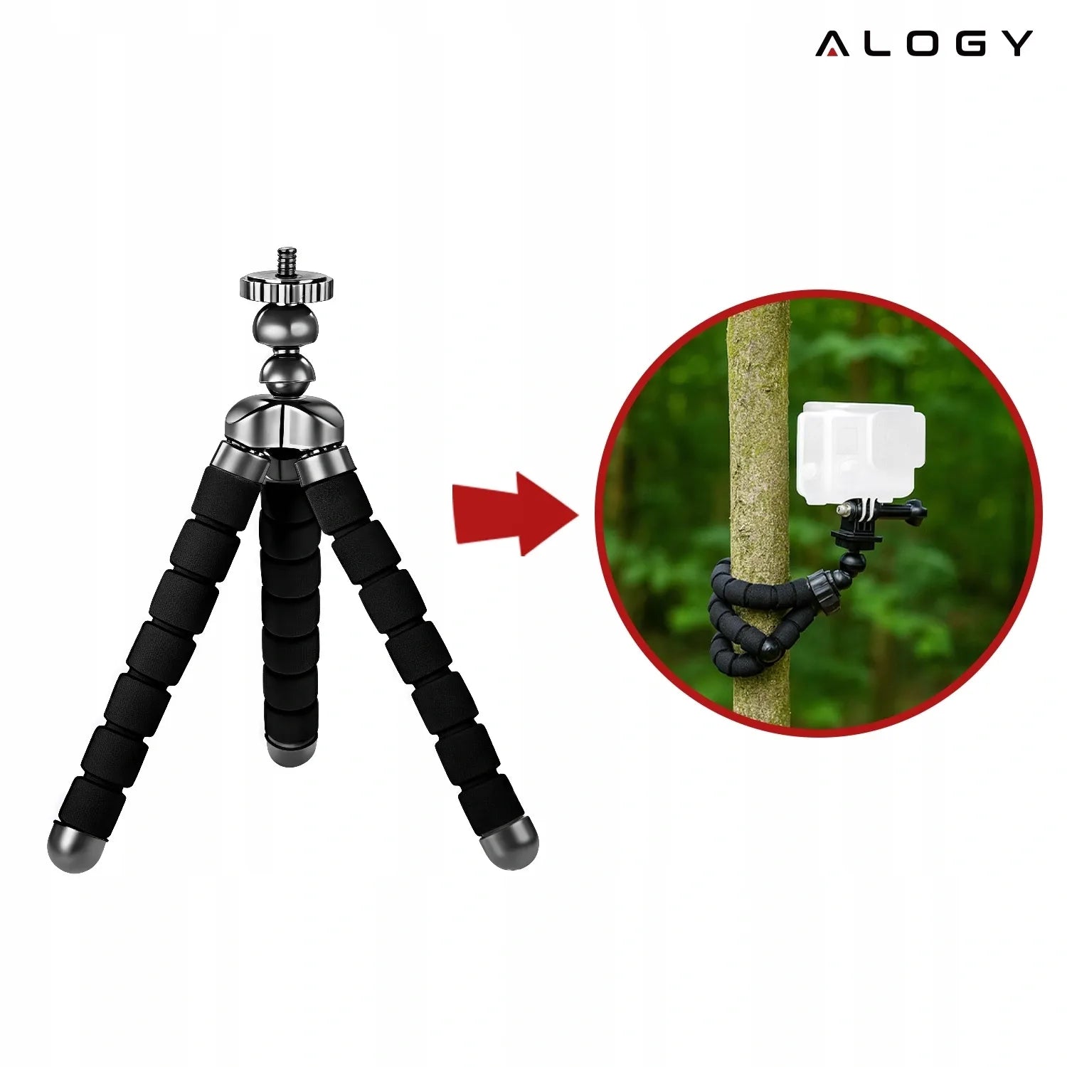 XXL priedų rinkinys GoPro Hero 13 12 11 10 9, 55in1 su dėklu ir diržais