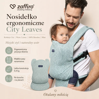 „Zaffiro City“ nešioklė „Mint Leaves“