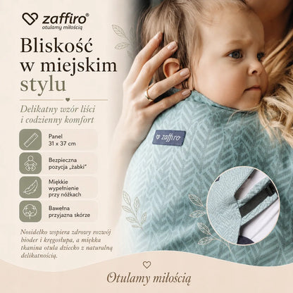 „Zaffiro City“ nešioklė „Mint Leaves“