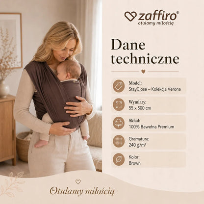 Zaffiro – elastinga skara „StayClose Verona“ (ruda, minkšta, nuo gimimo)
