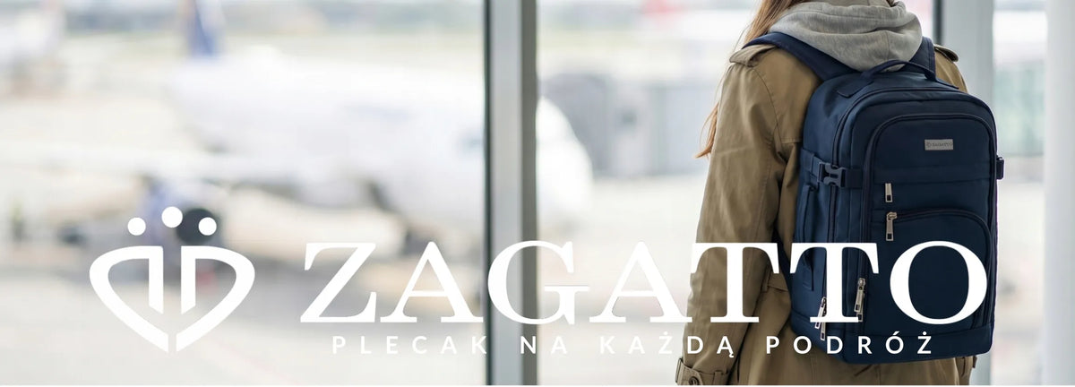 ZAGATTO rankinis kelioninis kuprinės tipo bagažas į lėktuvą RYANAIR 40 × 30 × 20 cm