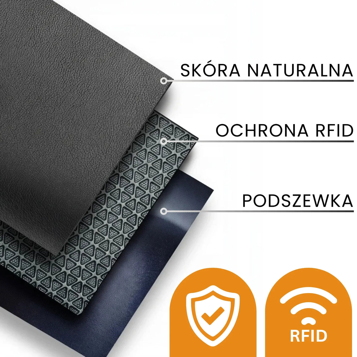 „Zagatto“ vyriška juoda horizontali natūralios odos piniginė su RFID apsauga