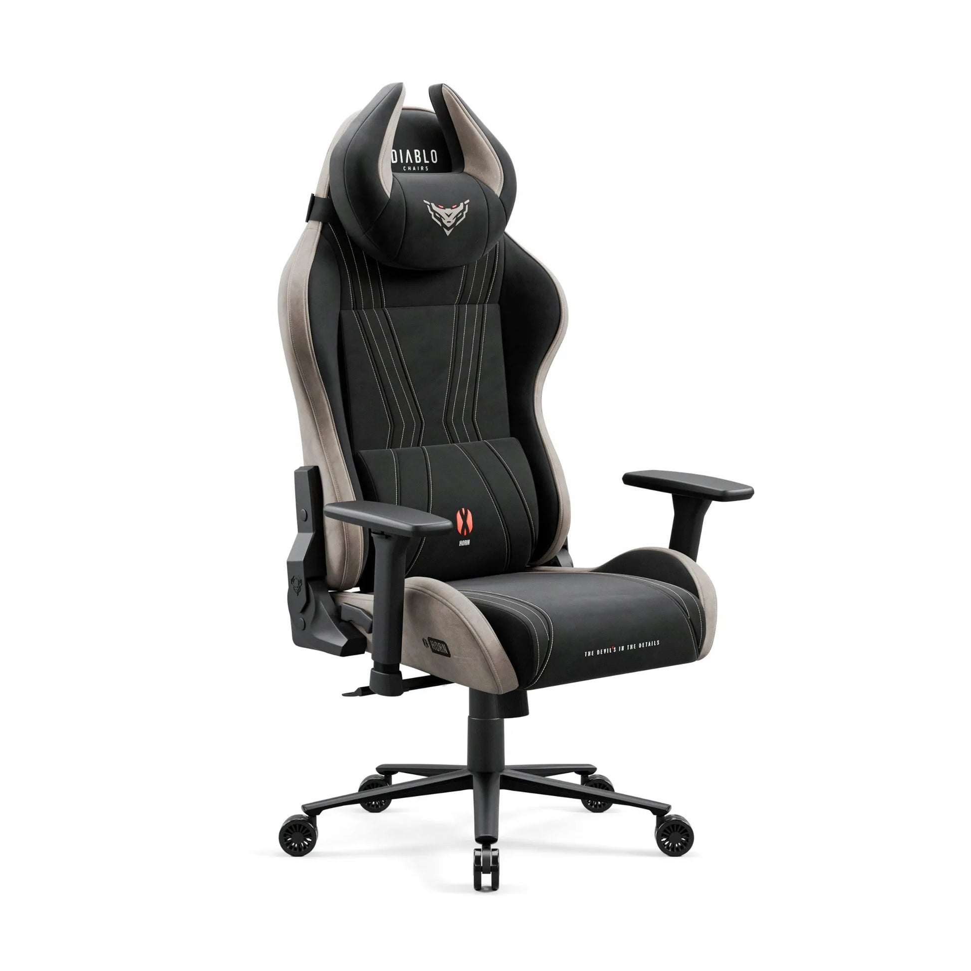 Žaidimų kėdė Diablo Chairs X-Horn 2.0 Normal Size, Camel Black