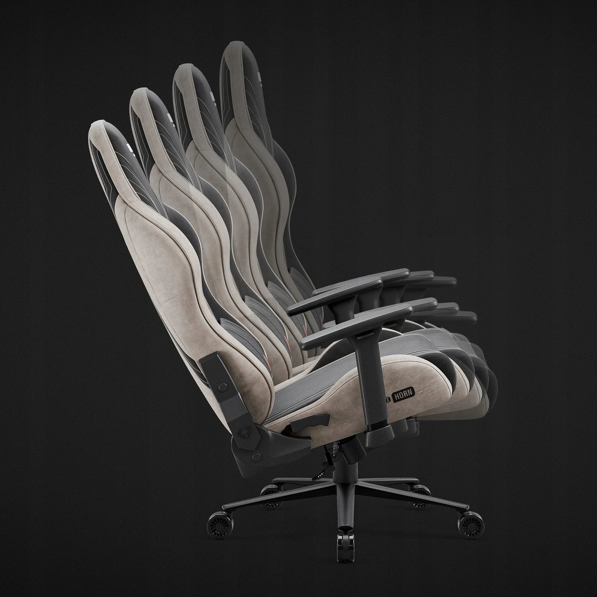 Žaidimų kėdė Diablo Chairs X-Horn 2.0 Normal Size, Camel Black