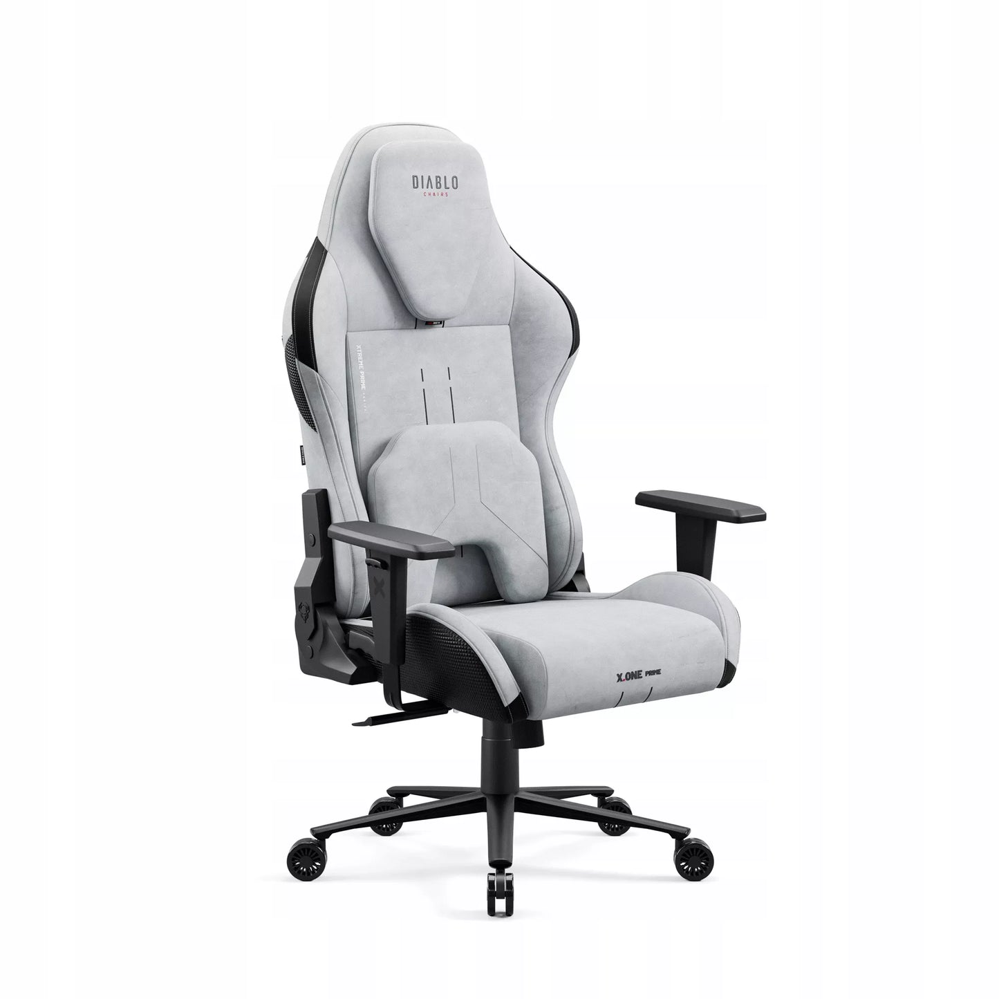 Žaidimų kėdė Diablo Chairs X.One Prime, pilkas audinys