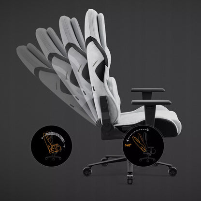 Žaidimų kėdė Diablo Chairs X.One Prime, pilkas audinys