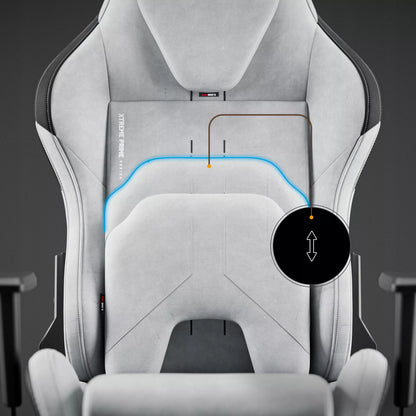 Žaidimų kėdė Diablo Chairs X.One Prime, pilkas audinys