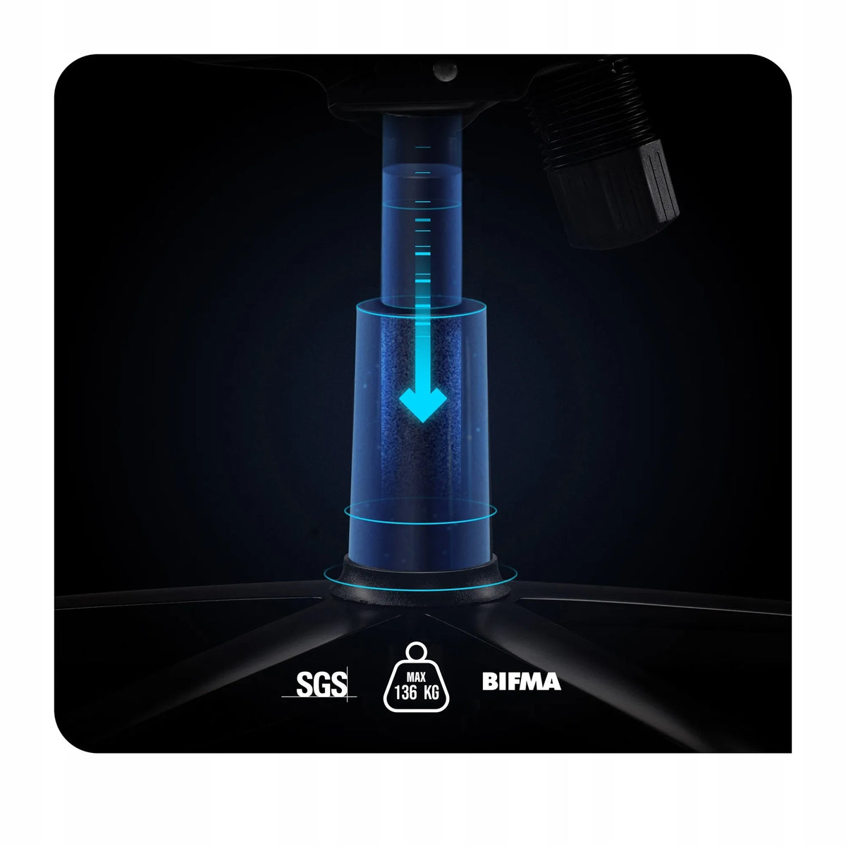 Žaidimų kėdė Diablo X-Gamer 2.0 Normal Size Black