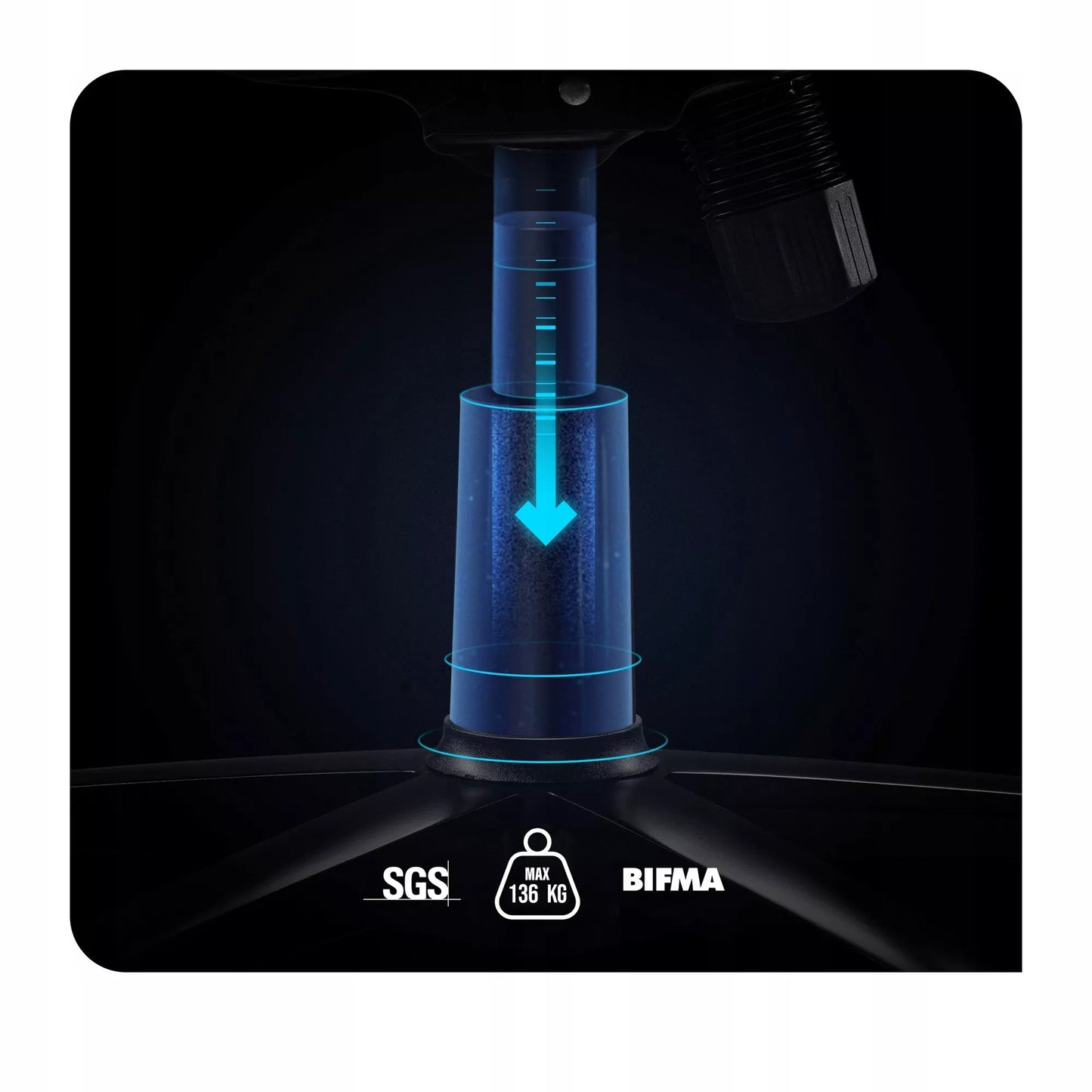 Žaidimų kėdė Diablo X-Gamer 2.0 Normal Size, juoda