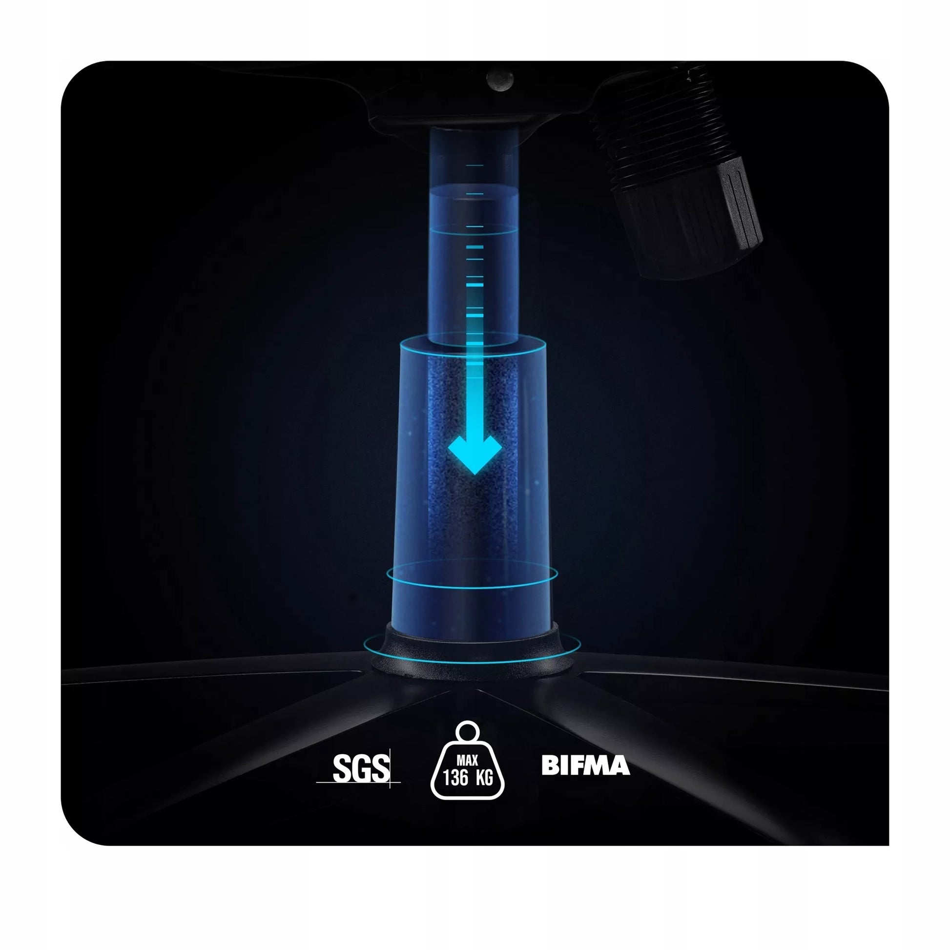 Žaidimų kėdė Diablo X-Gamer 2.0 Normal Size, juoda