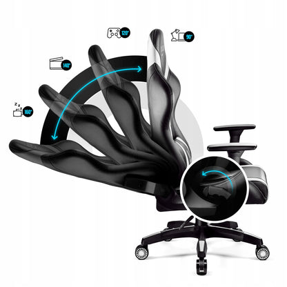 Žaidimų kėdė Diablo X-Horn 2.0 Normal Size, juoda ir balta