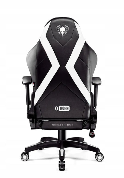 Žaidimų kėdė Diablo X-Horn 2.0 Normal Size, juoda ir balta