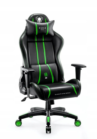 Žaidimų kėdė Diablo X-One 2.0 Normal Size, Juoda-žalia