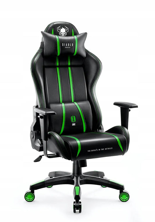 Žaidimų kėdė Diablo X-One 2.0 Normal Size, Juoda-žalia