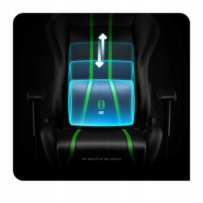 Žaidimų kėdė Diablo X-One 2.0 Normal Size, Juoda-žalia