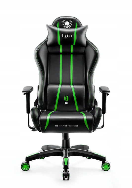 Žaidimų kėdė Diablo X-One 2.0 Normal Size, Juoda-žalia
