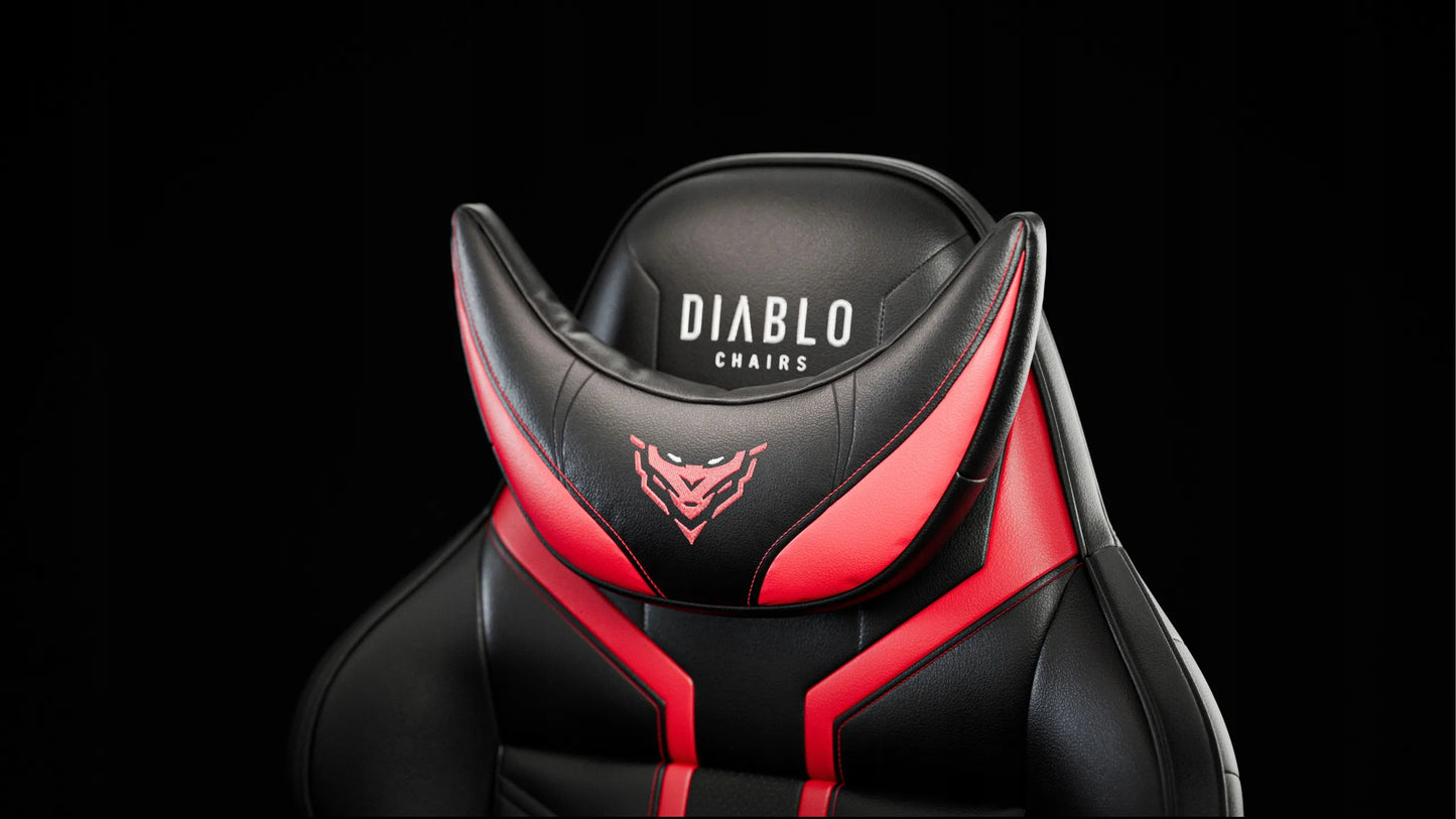 Žaidimų kėdė Diablo X-Ray 2.0 Normal Size, Juoda-raudona