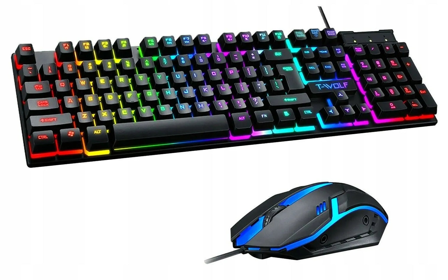 Žaidimų klaviatūra ir RGB pelė FOTOROB