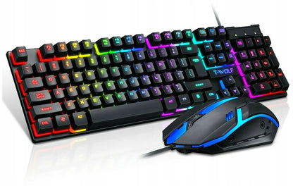 Žaidimų klaviatūra ir RGB pelė FOTOROB