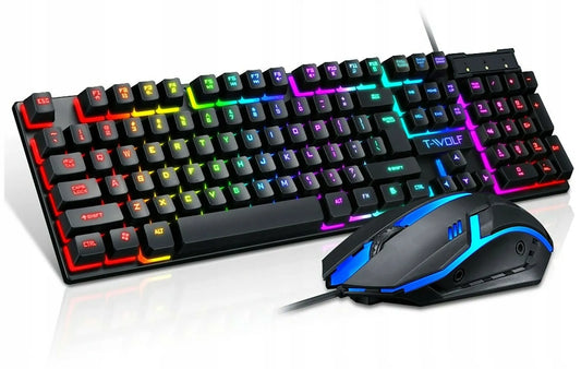 Žaidimų klaviatūra ir RGB pelė FOTOROB