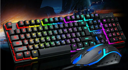 Žaidimų klaviatūra ir RGB pelė FOTOROB