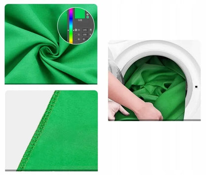 Žalias fotostudijos fonas 3x2m green screen